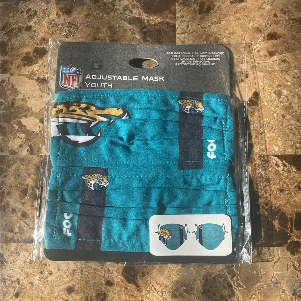NFL Jacksonville Jaguars Youth Adjustable Mask